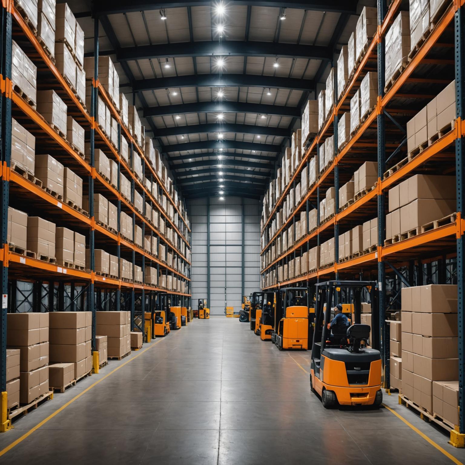 Inside the Sparkium bonded warehouse at Port Klang